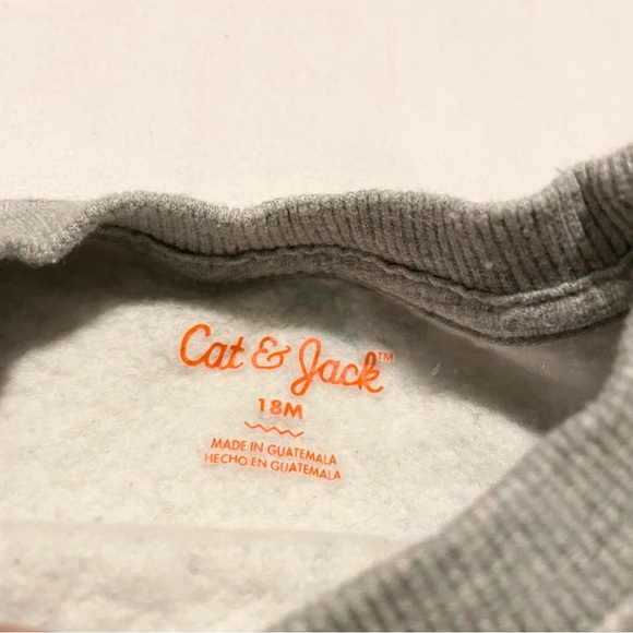 Cat and Jack Baby Graphic Sweatshirt Size 18 Months Sweater - Picture 3 of 16